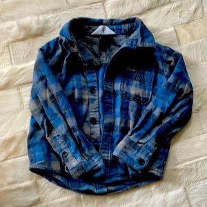 Toddler Volcom skater flannel